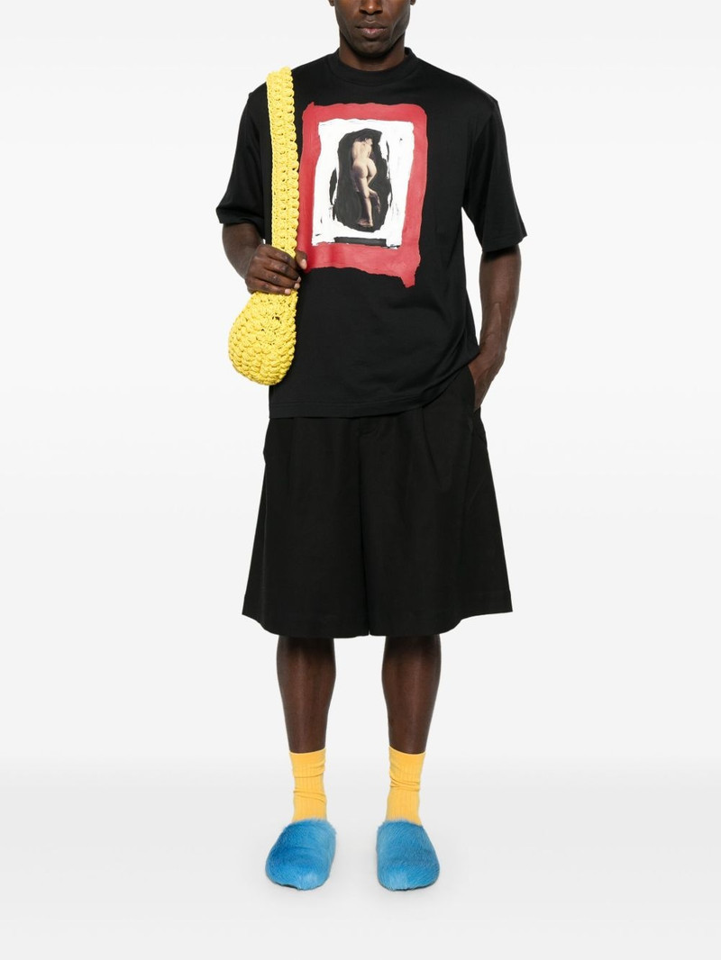 Marni painted nude T-shirt outlook