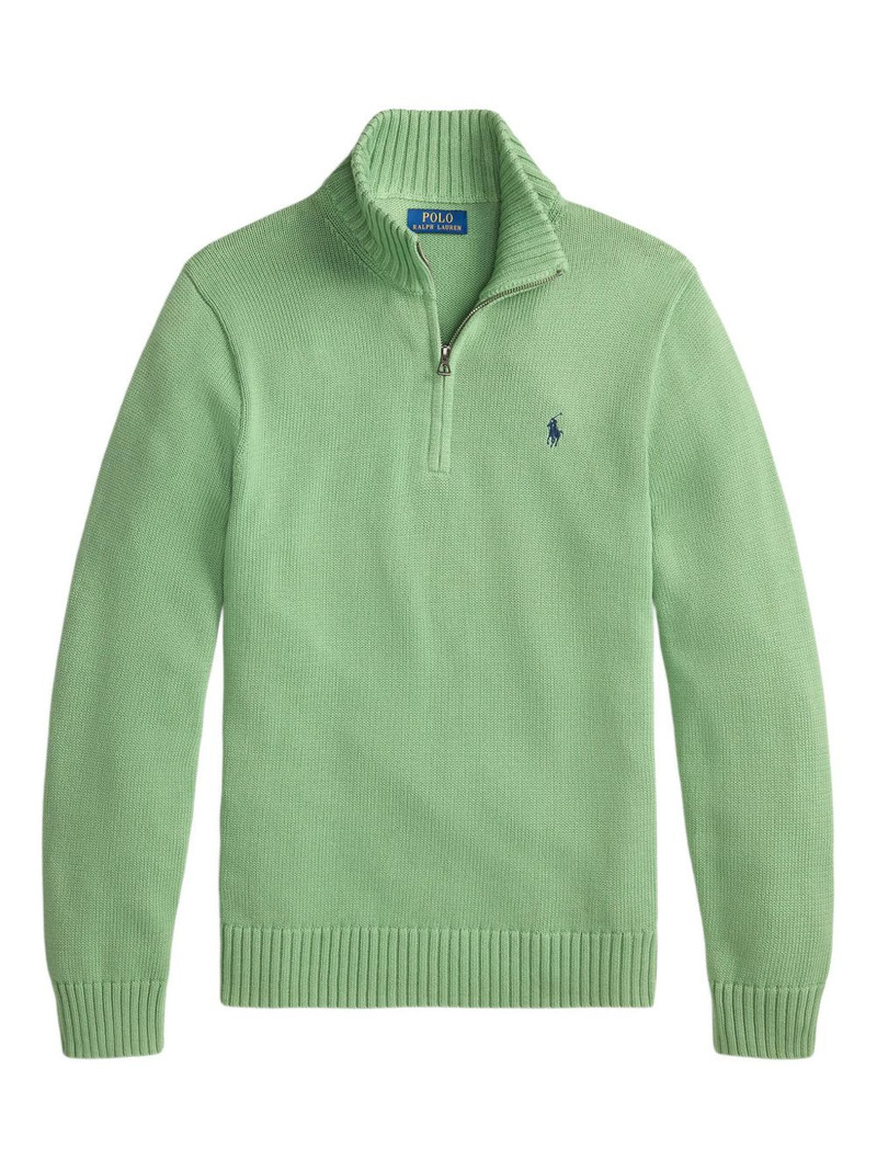 half-zip cotton sweater 1