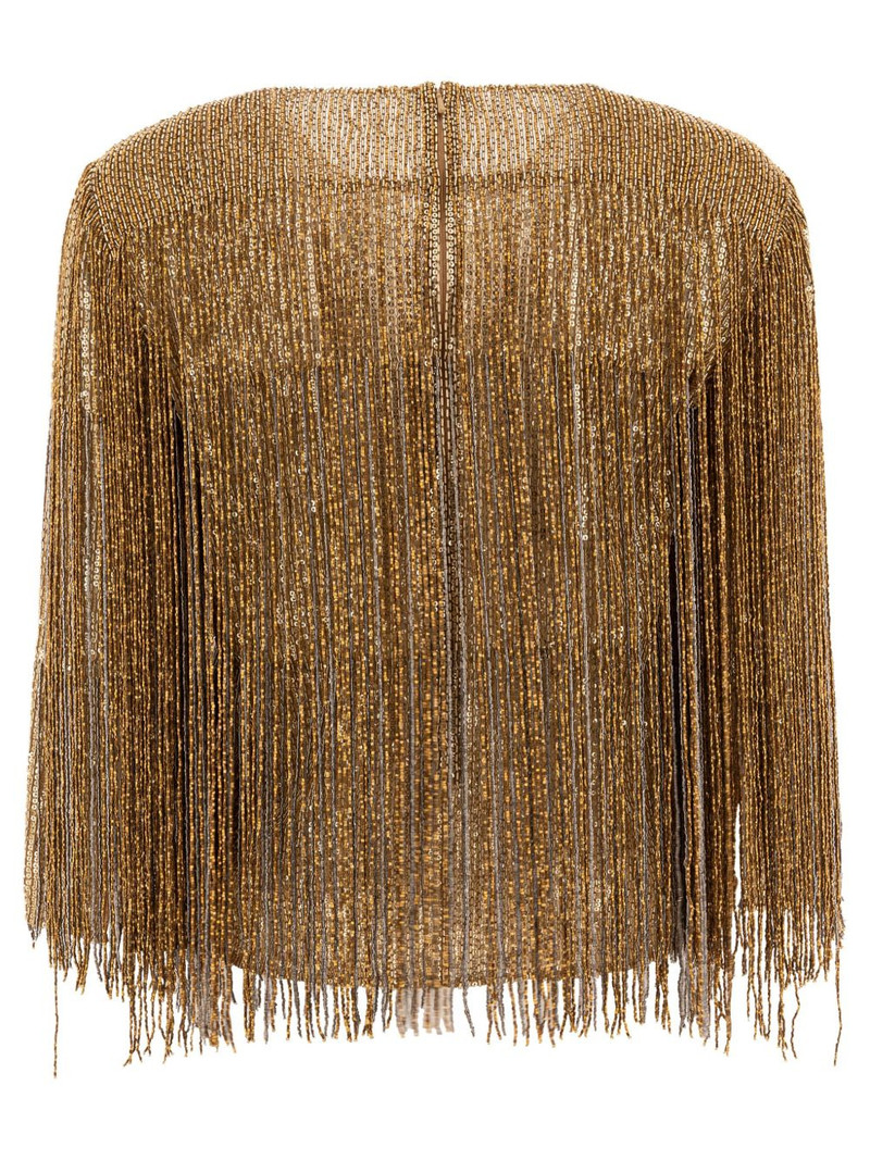 fringed crew-neck blouse 4