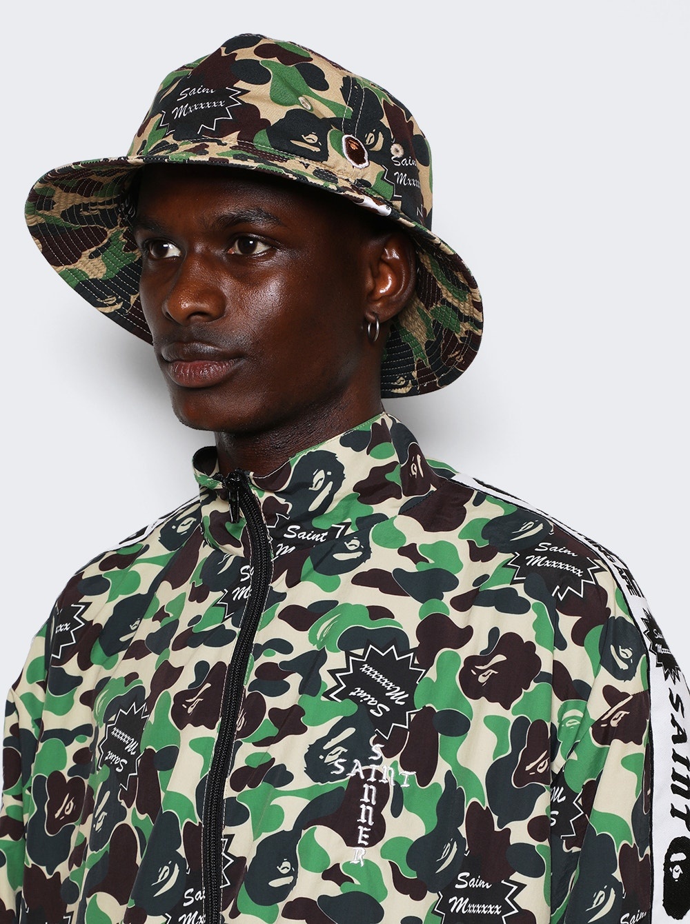 X A Bathing Ape Bucket Hat Camouflage - 3