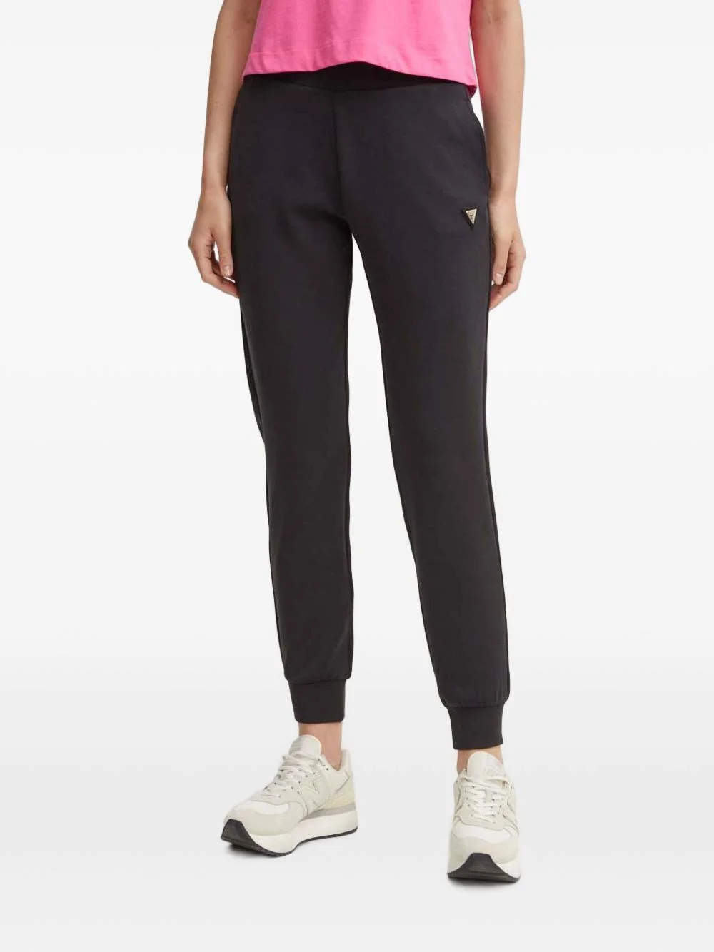 logo-plaque track pants - 1