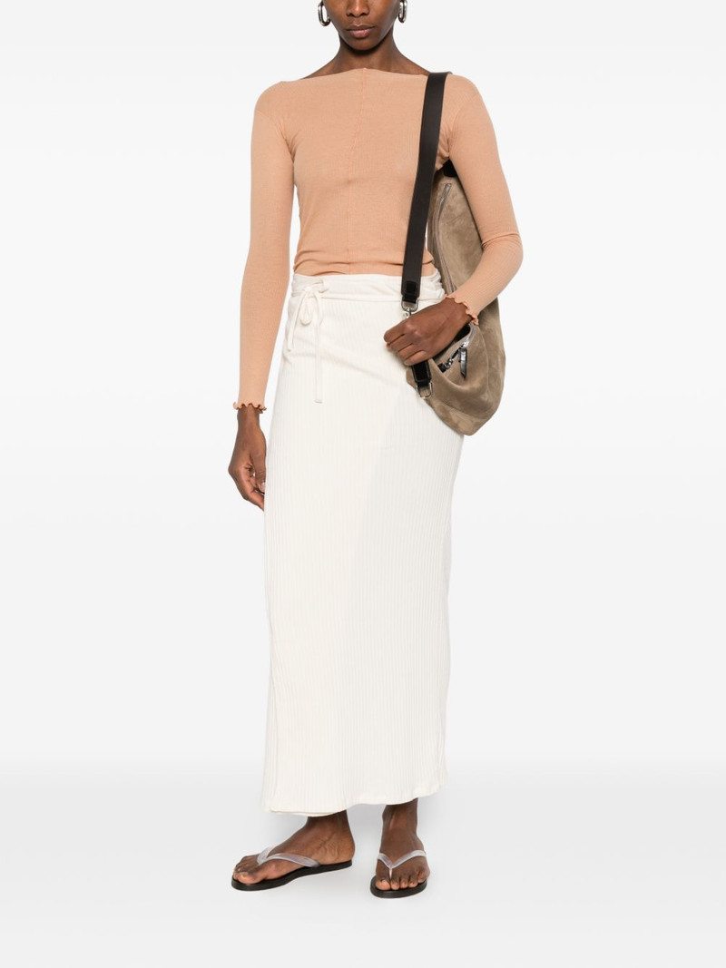 BASERANGE Brig ribbed maxi skirt outlook