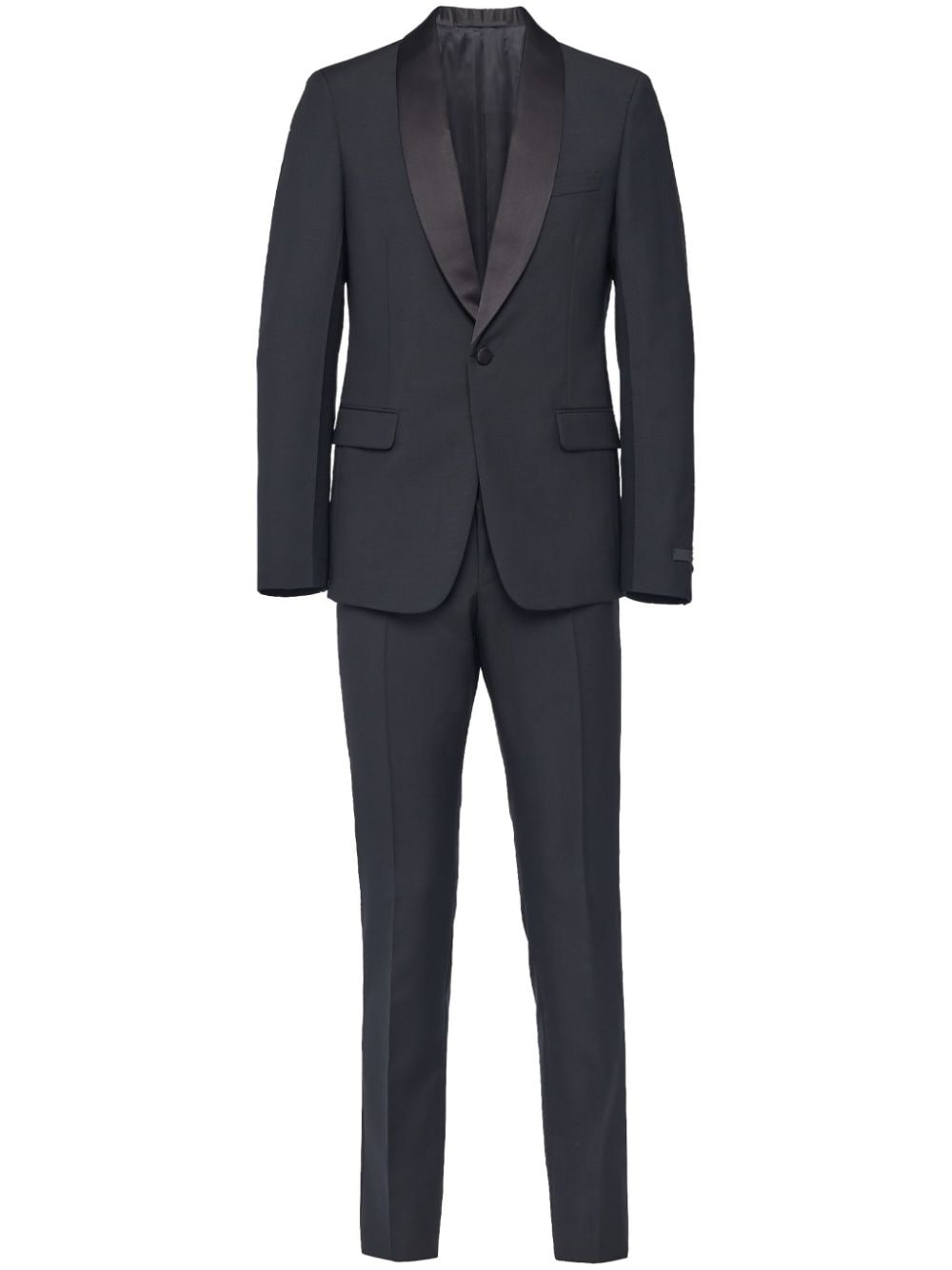 single-breasted wool-mohair tuxedo - 1