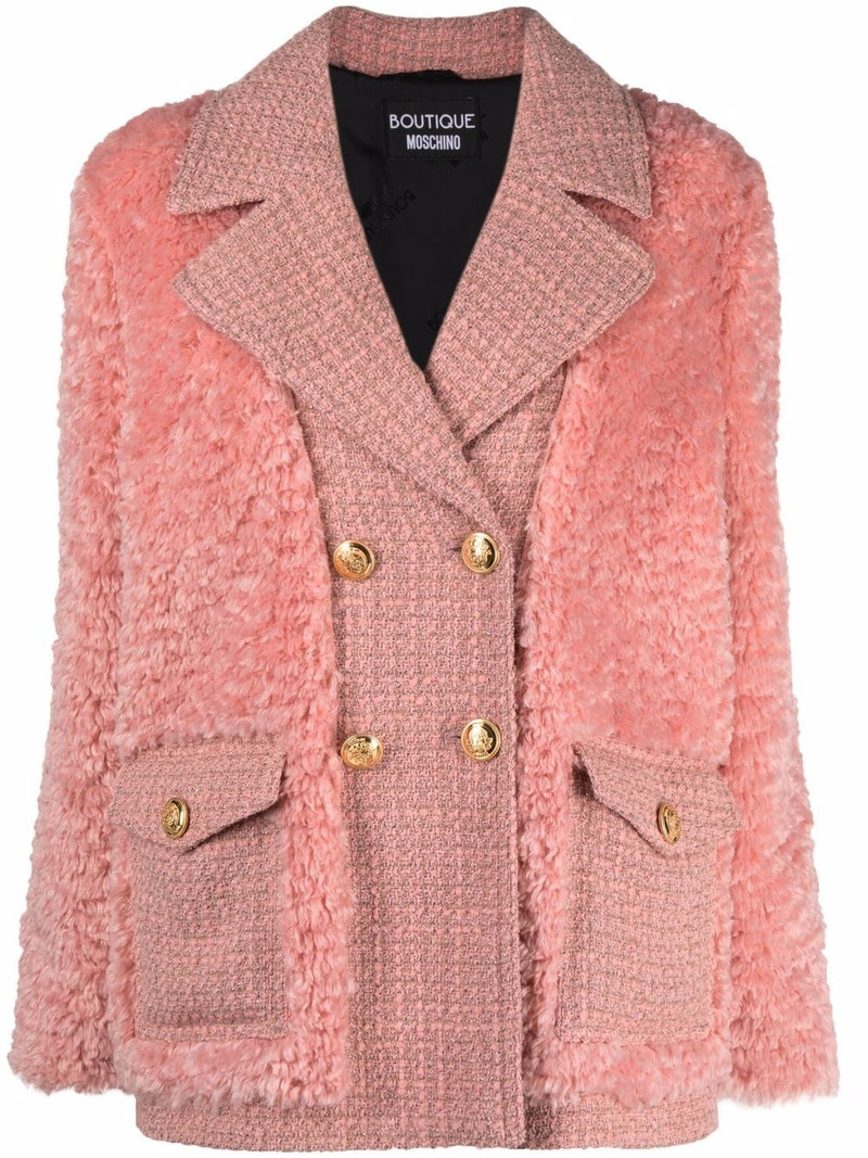 질감 더블 브레스트 blazer 1