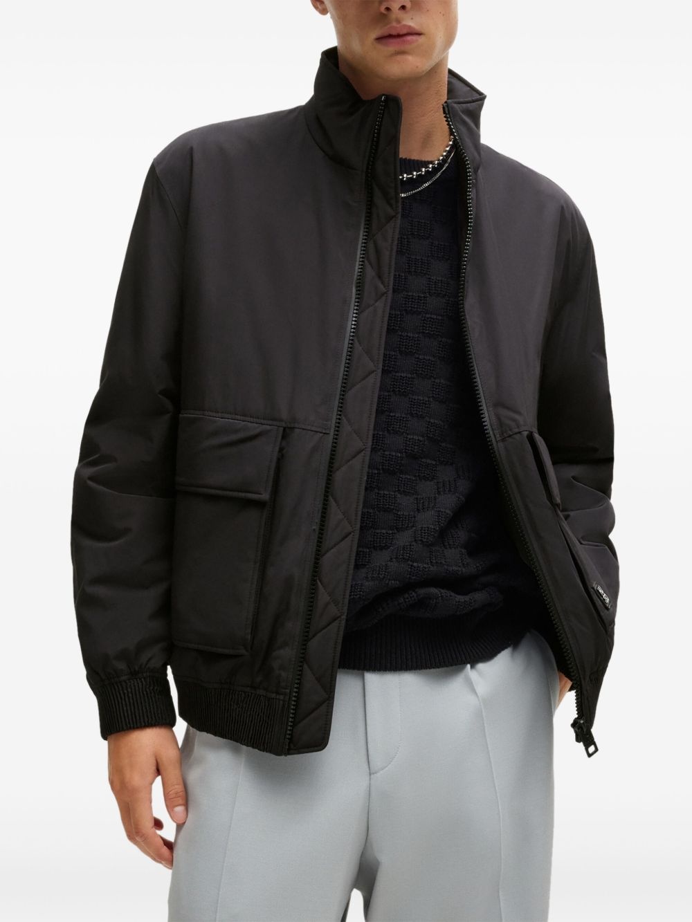 padded bomber jacket - 3