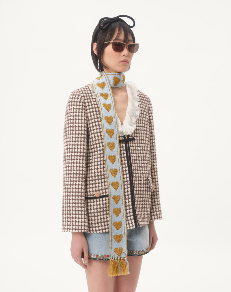 Valentino ANTIBES SCARF WITH METALLIC FIBER outlook