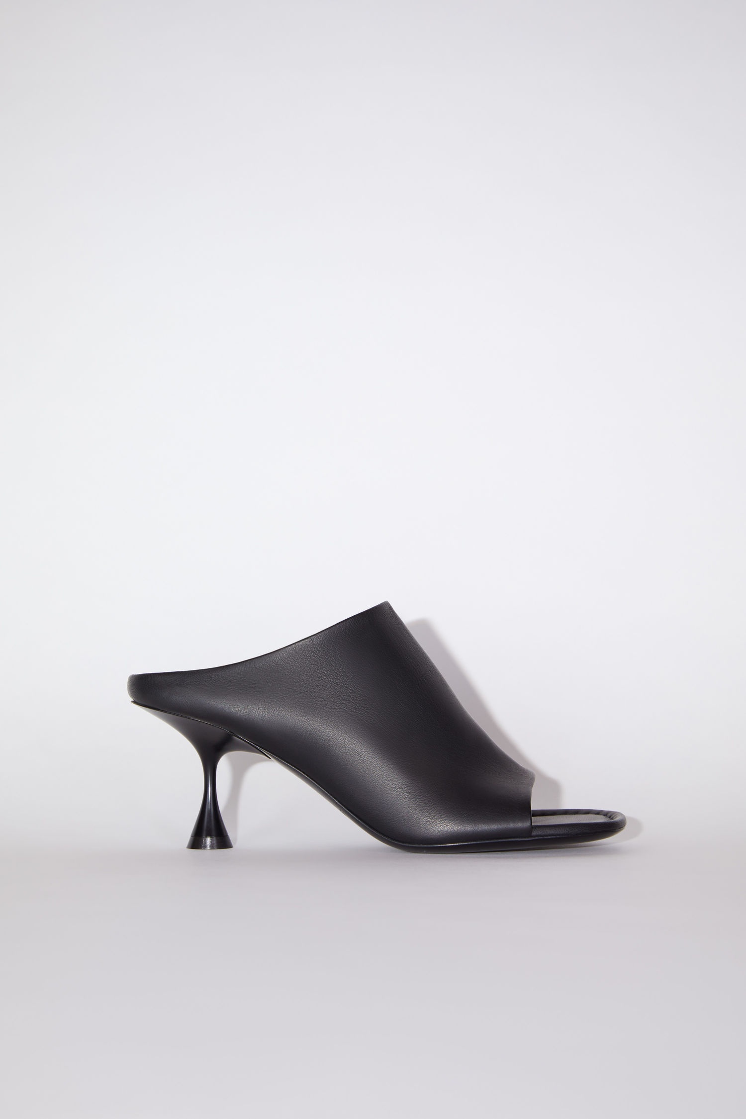 Leather mules - Black - 1