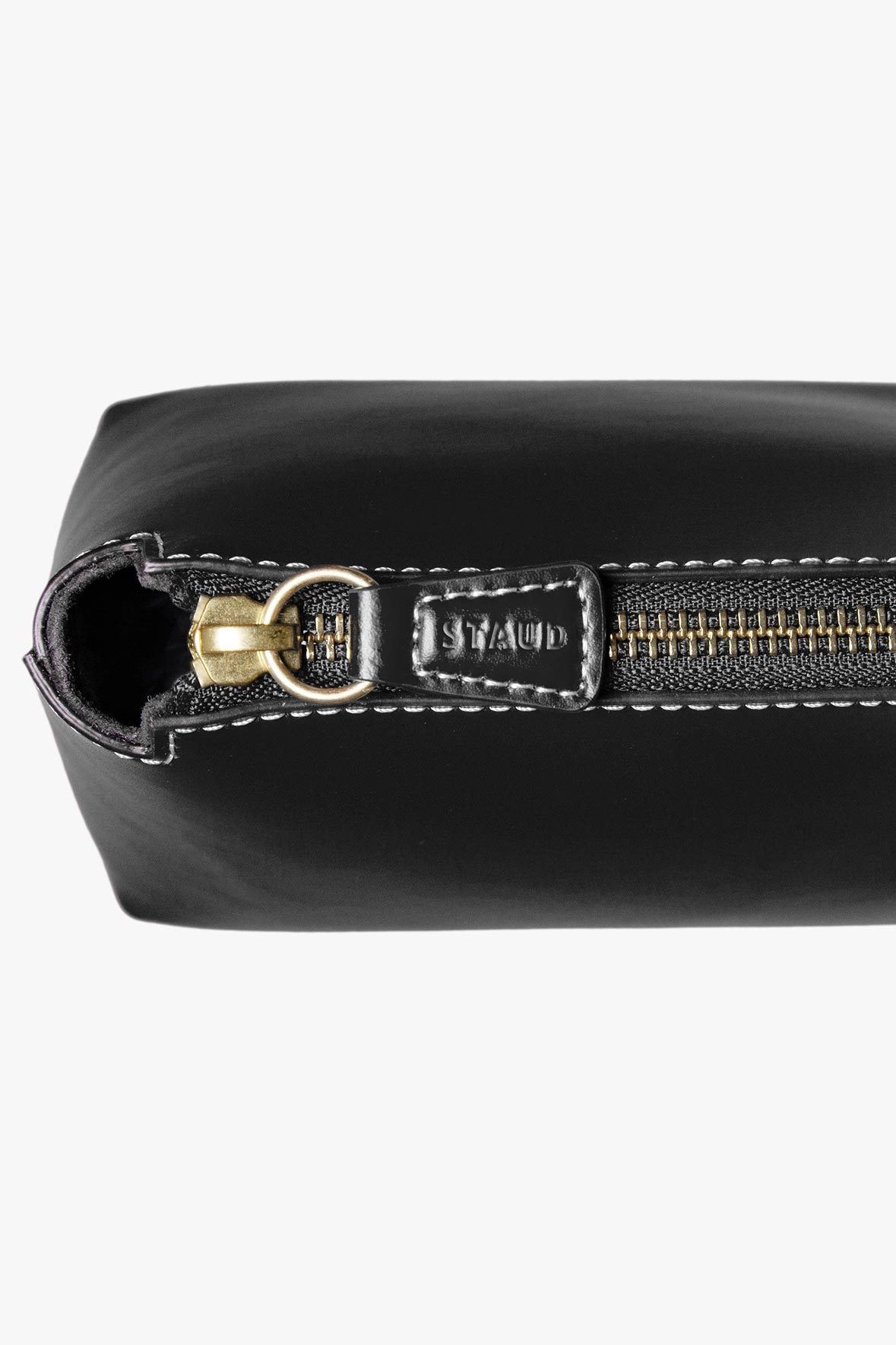 STAUD MINI SHIRLEY LEATHER BAG | BLACK - 8