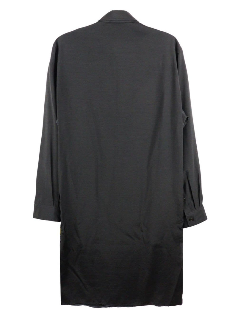 Yohji Yamamoto illustration-print long-sleeve shirt outlook