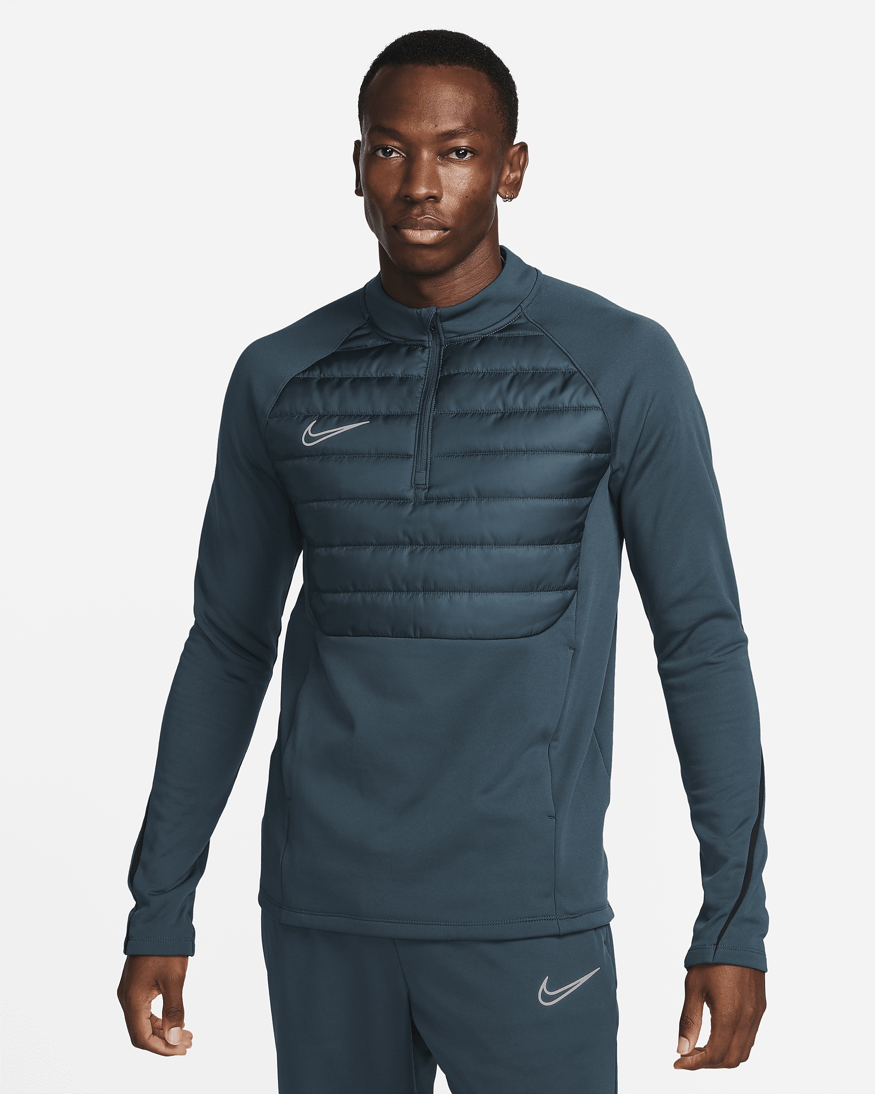 Nike Academy Winter Warrior Men's Therma-FIT 1/2-Zip Soccer Top - 1