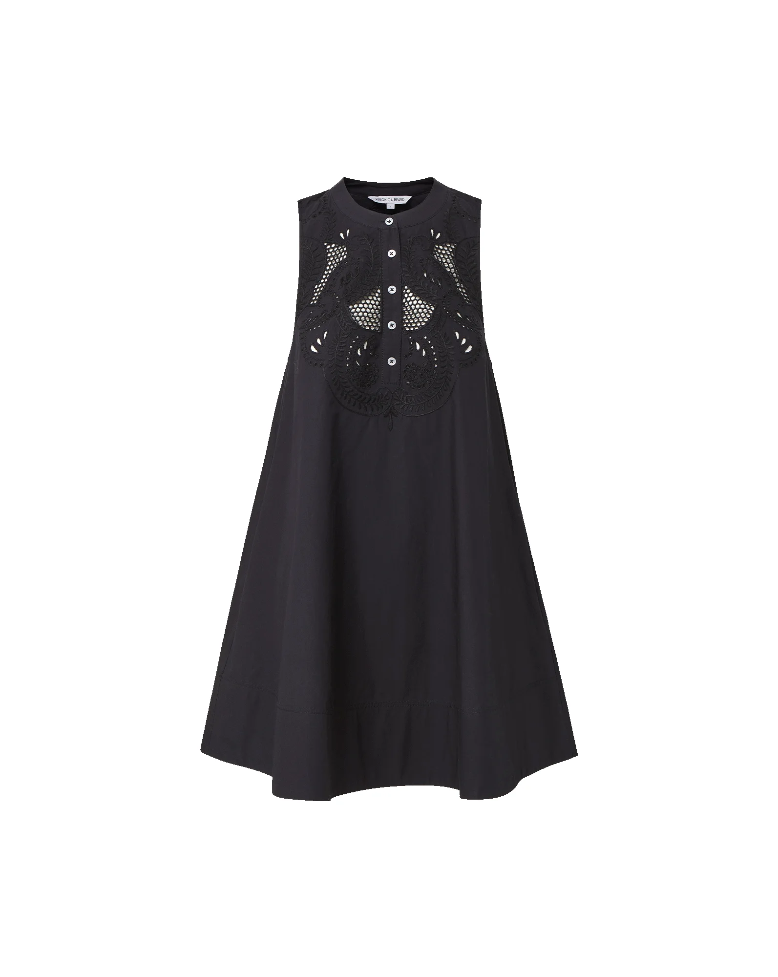 HALEEM EYELET MINI DRESS - 1