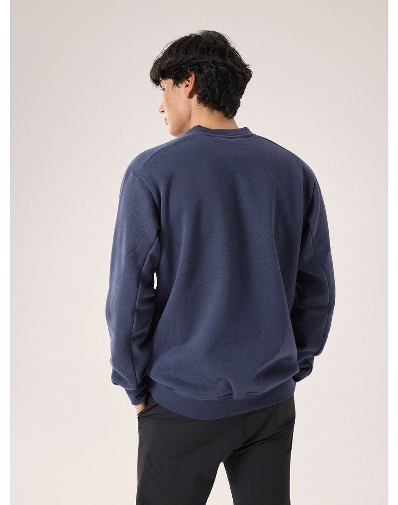Emblem Fleece Crew Neck Pullover 5