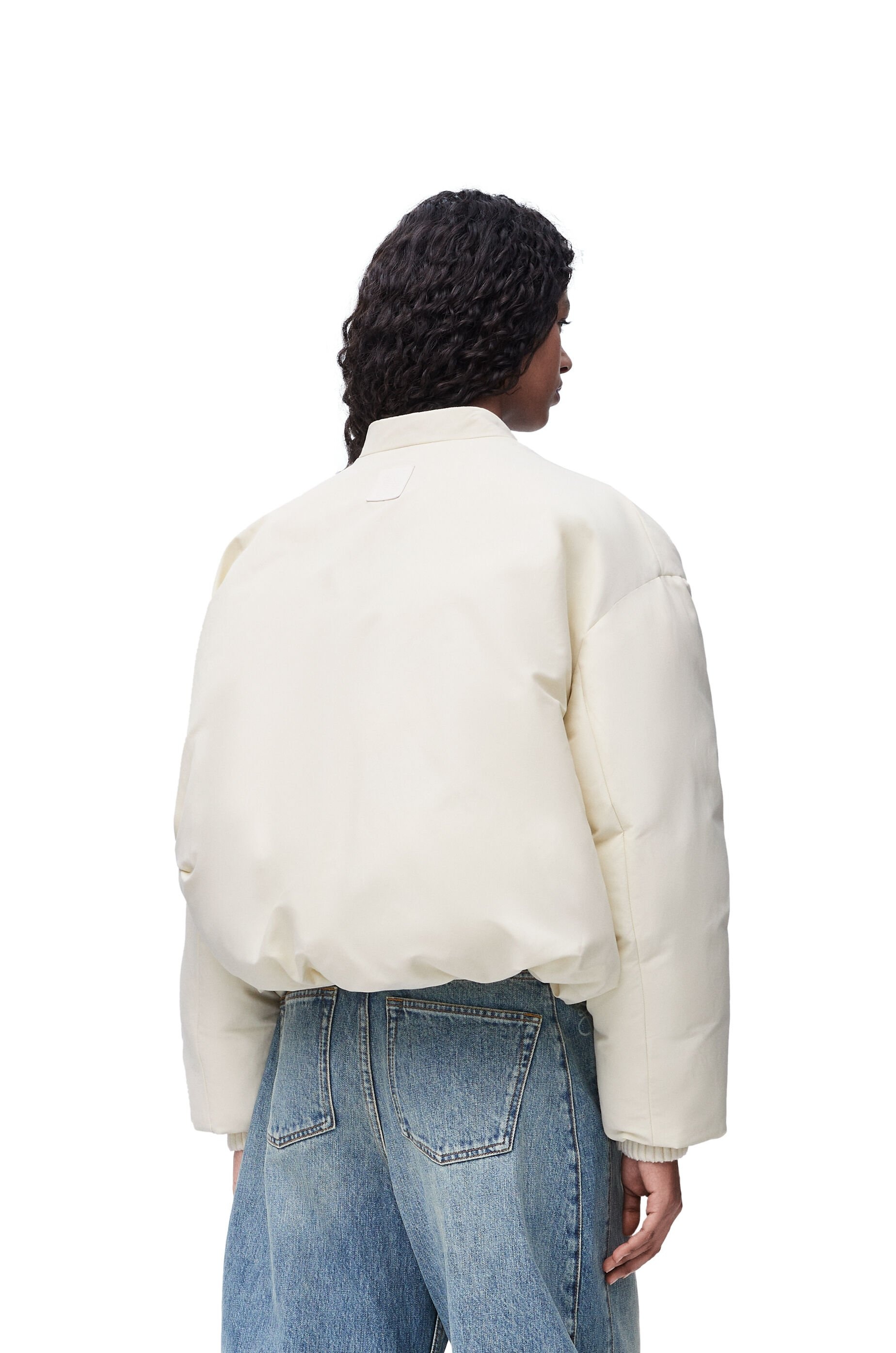 Puffer jacket in technical cotton blend - 6