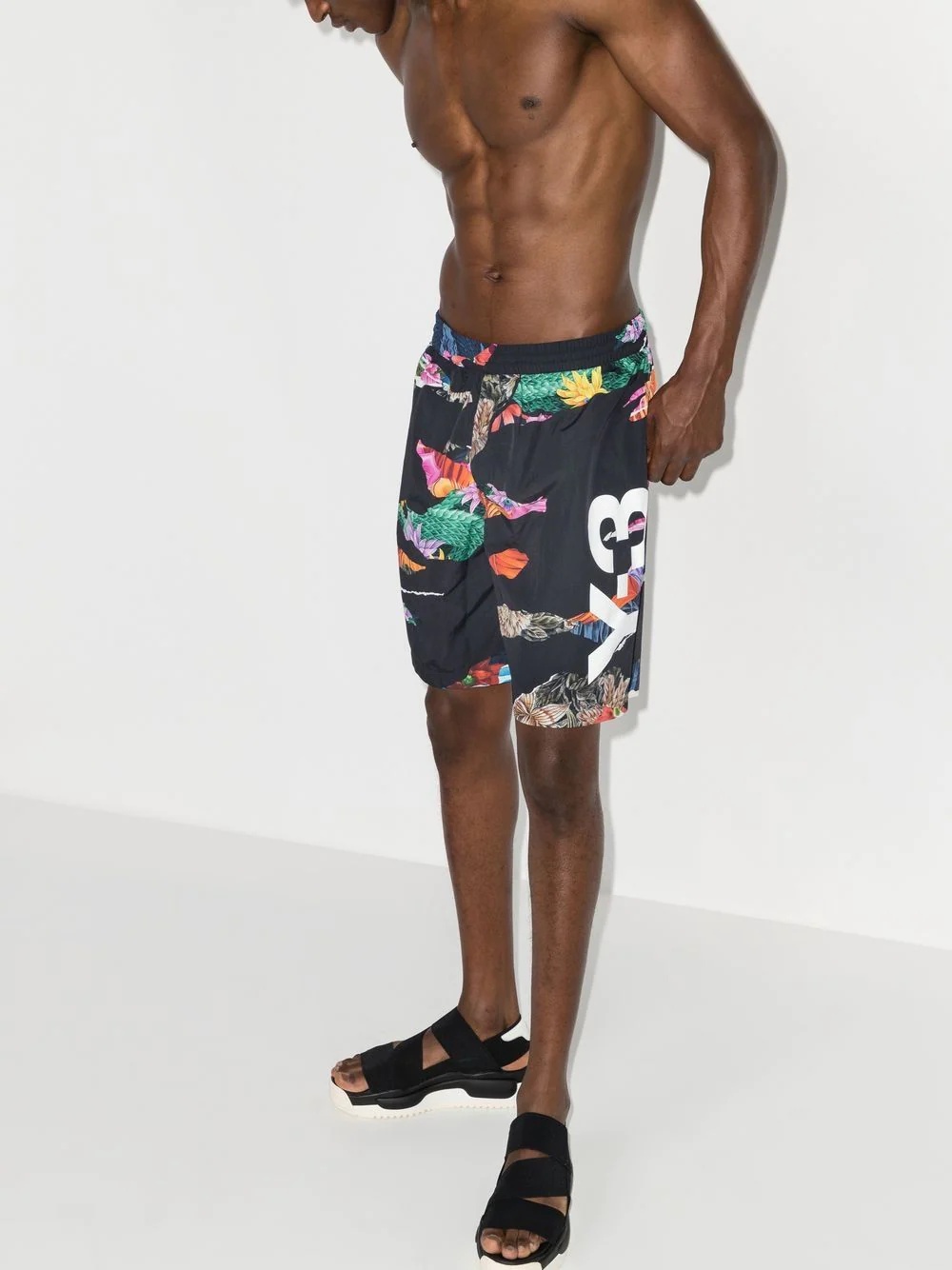 floral-print swim shorts - 2