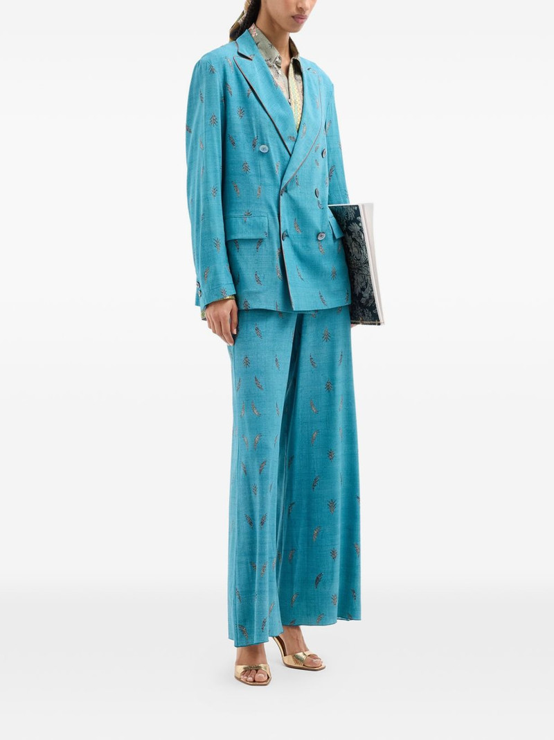 Adanastr leaf-print palazzo pants 3