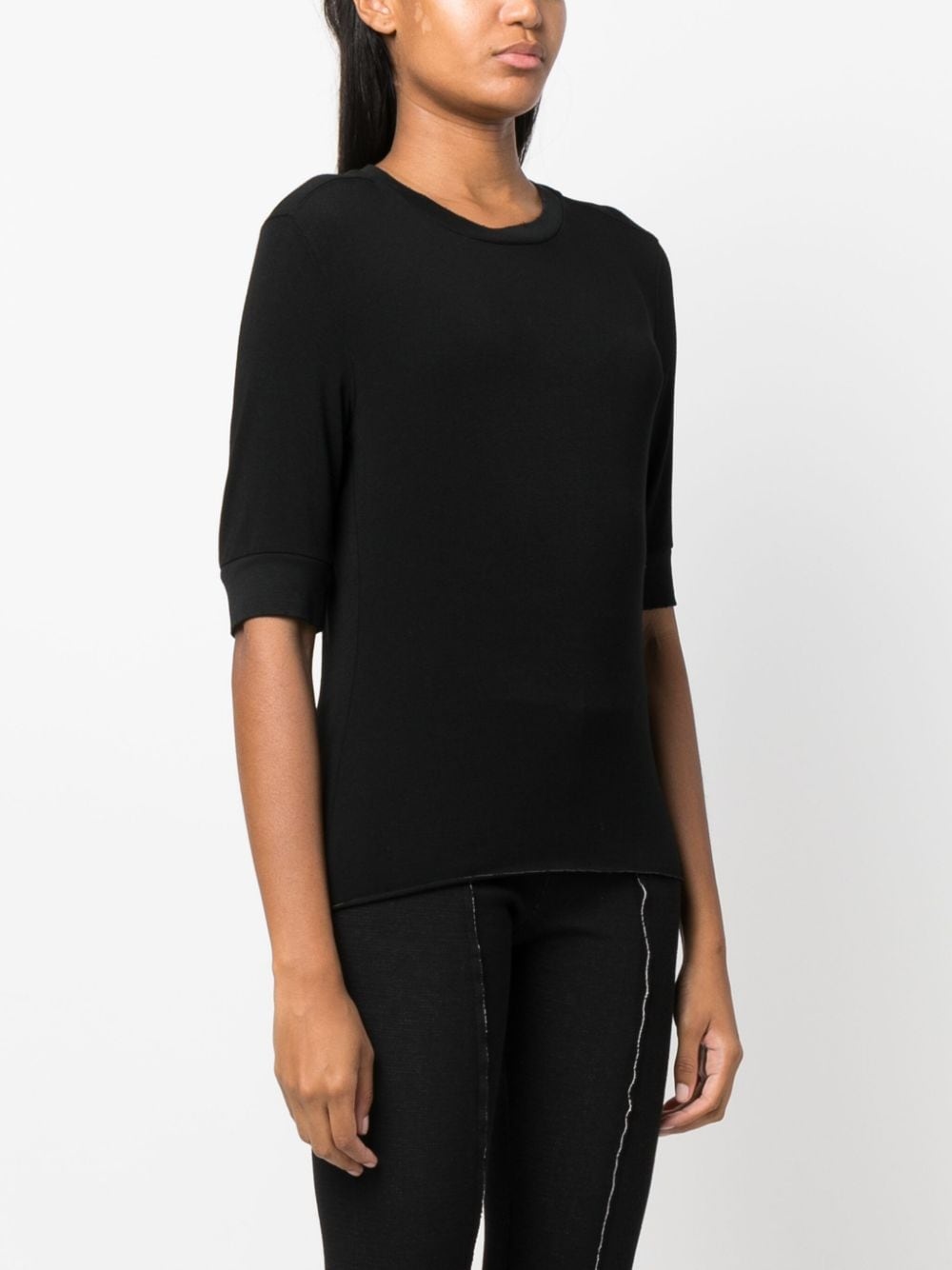 round-neck stretch T-shirt - 3