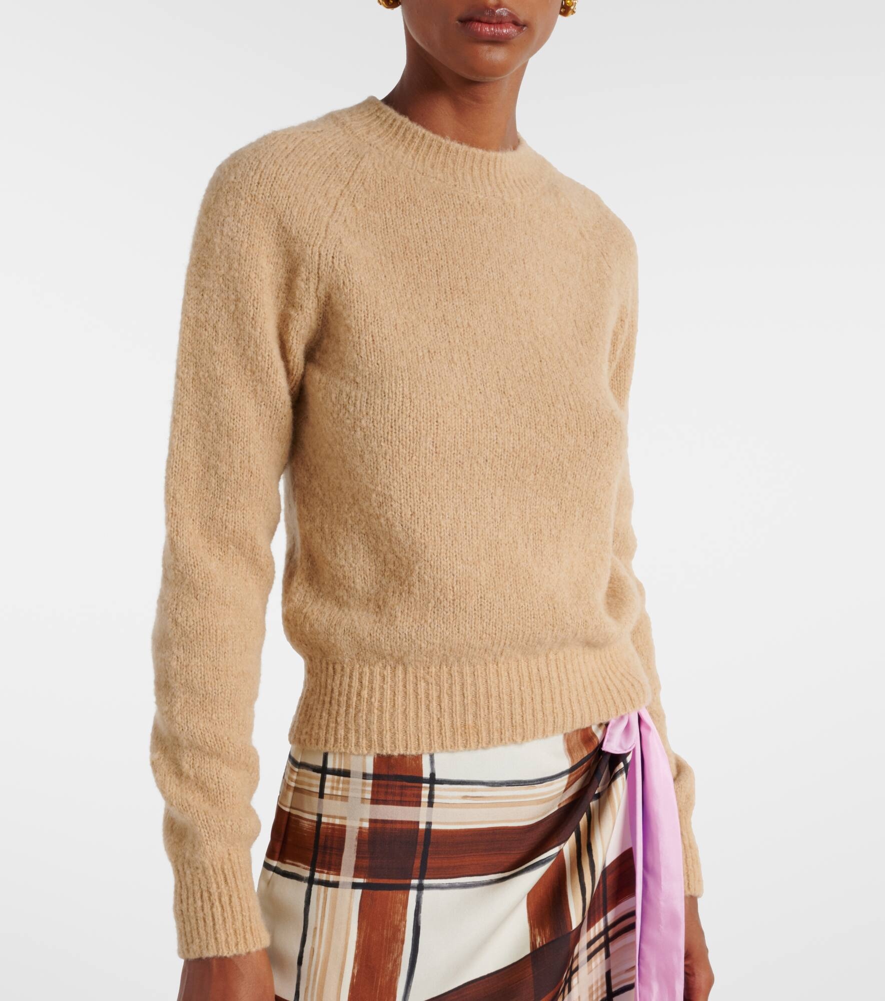 Alpaca and wool-blend sweater - 5