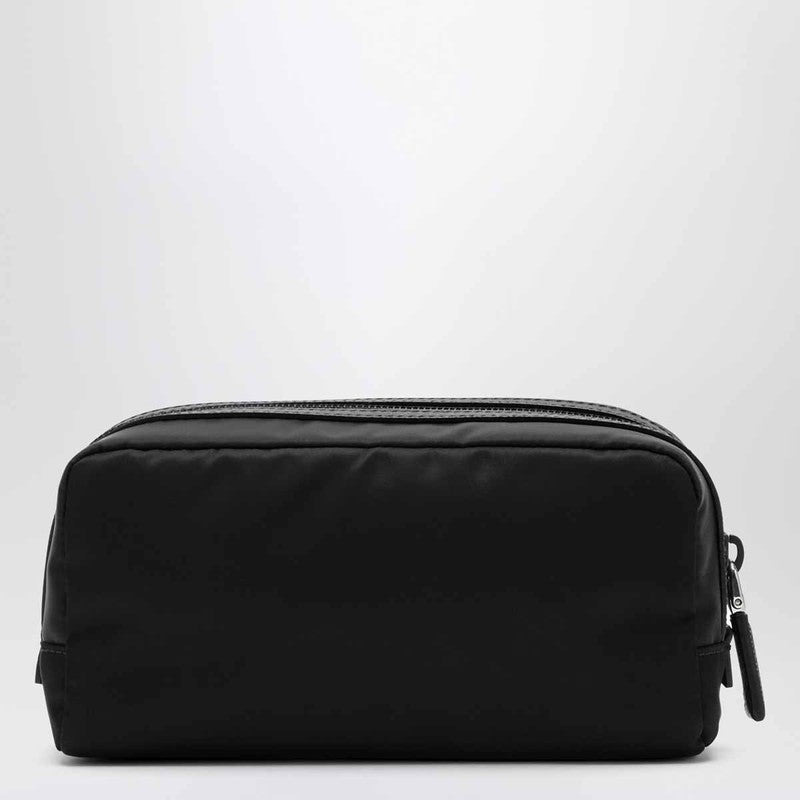 Prada Black Re-Nylon Beauty Case With Logo Men - 2