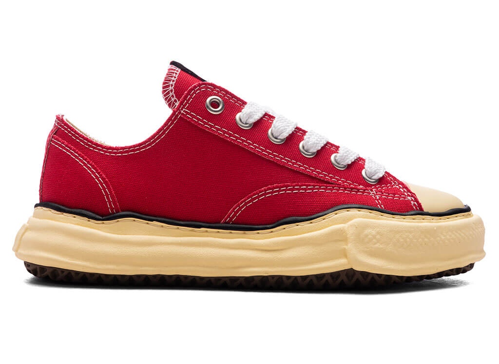 PETERSON LOW VINTAGE COLOR SOLE CANVAS - RED - 1