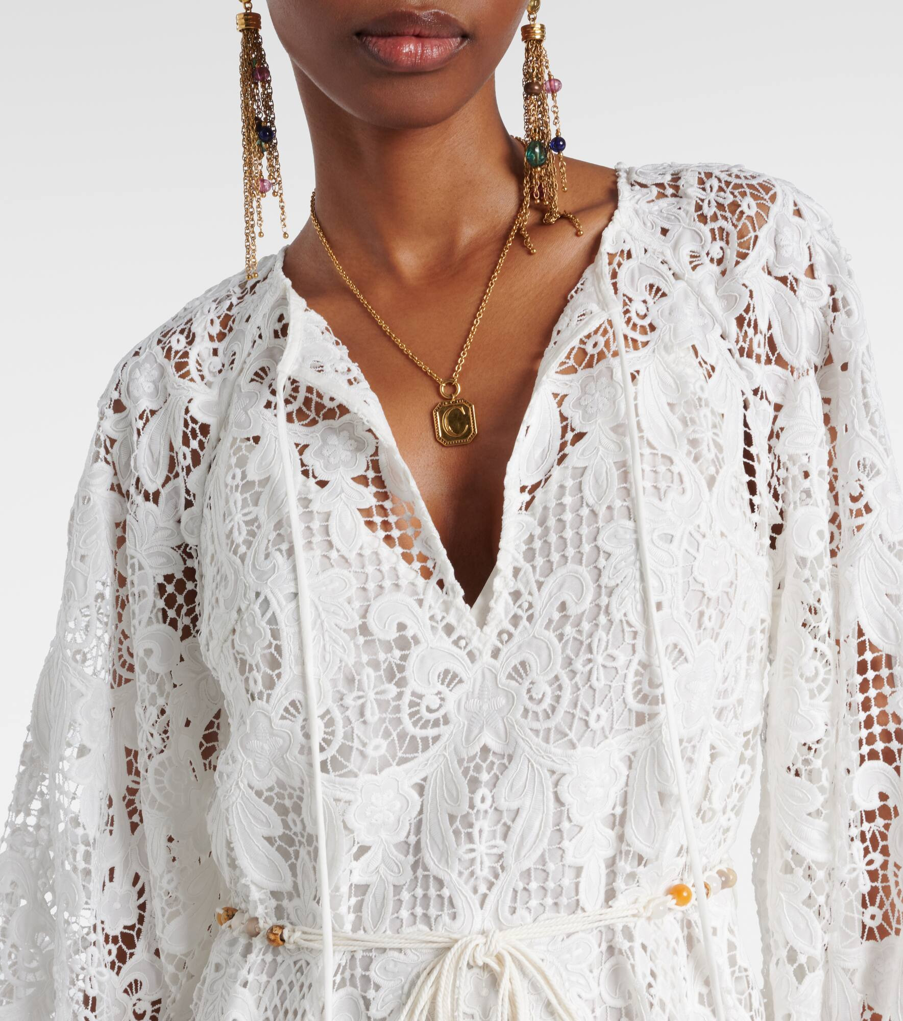 Coco lace midi dress - 4