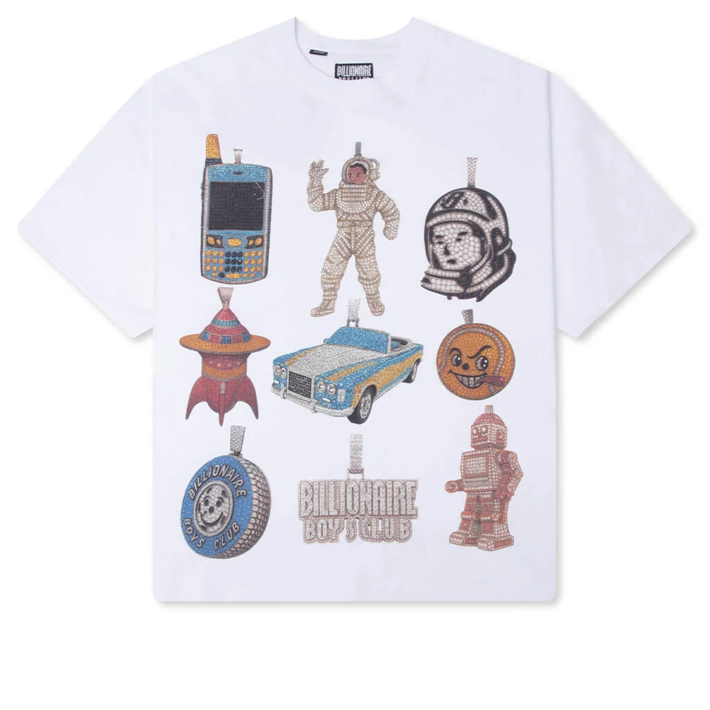 ICY S/S KNIT TEE - WHITE - 1