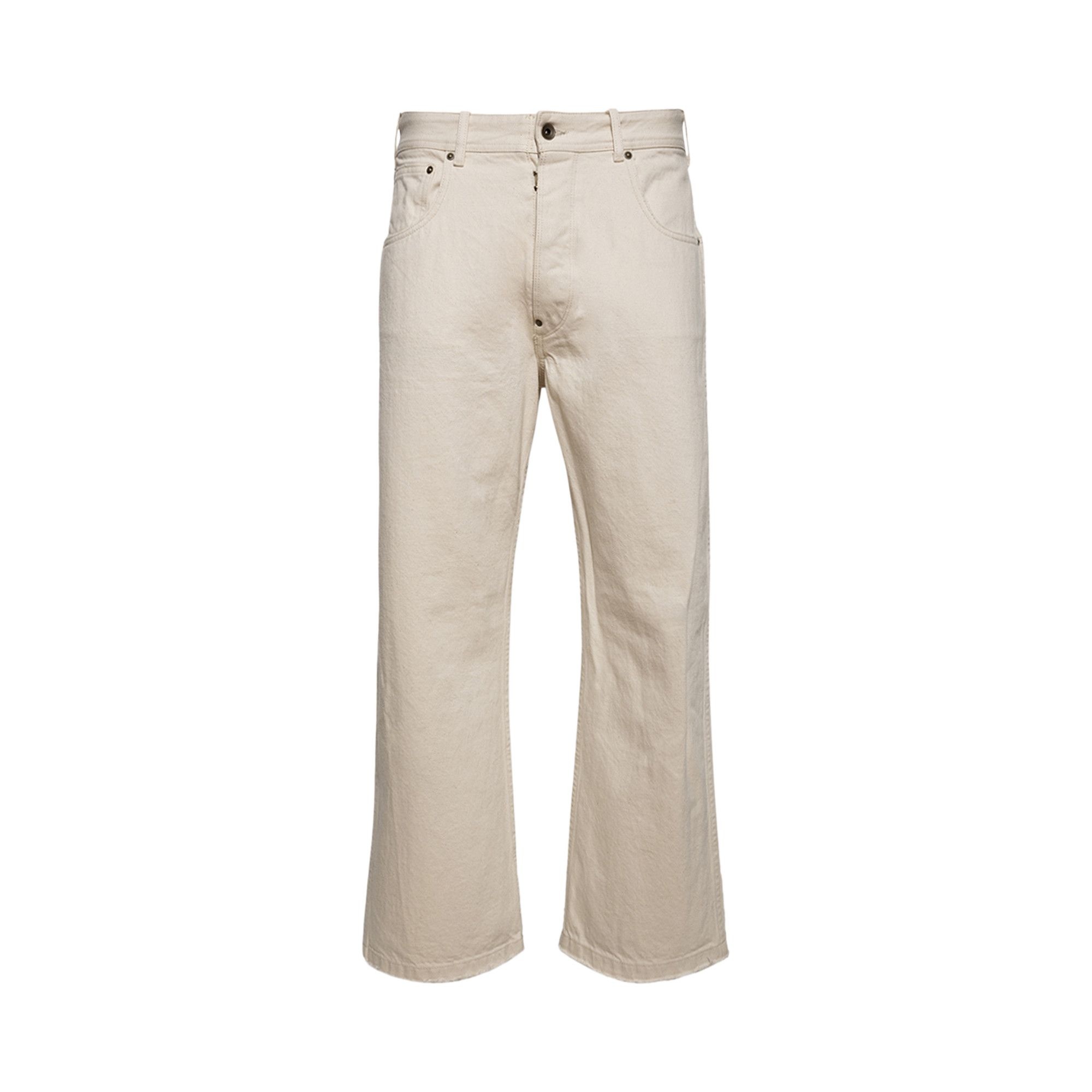 Maison Margiela Pants 5 Pockets 'Ecru Melange' - 1