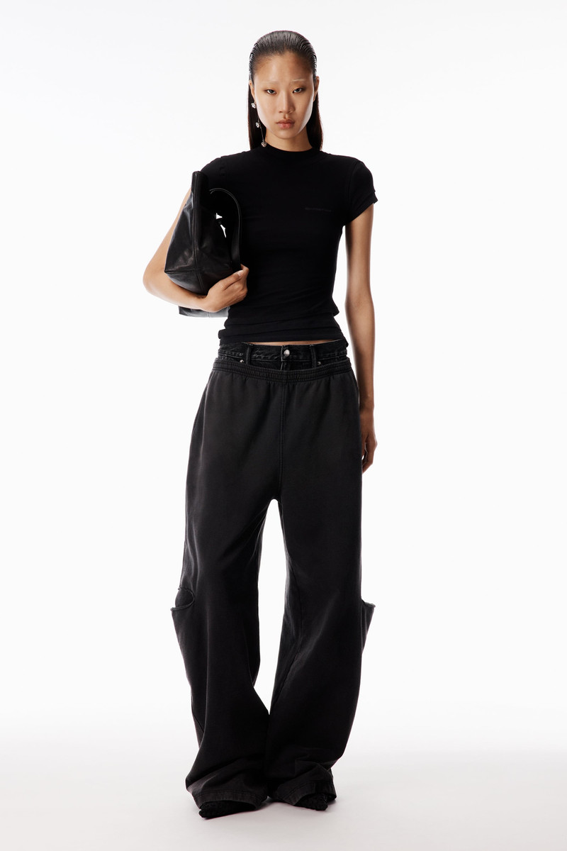 Alexander Wang Denim Waist Sweatpant outlook