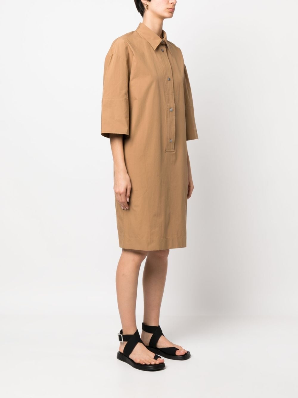 Albion drop-shoulder shirt dress - 3