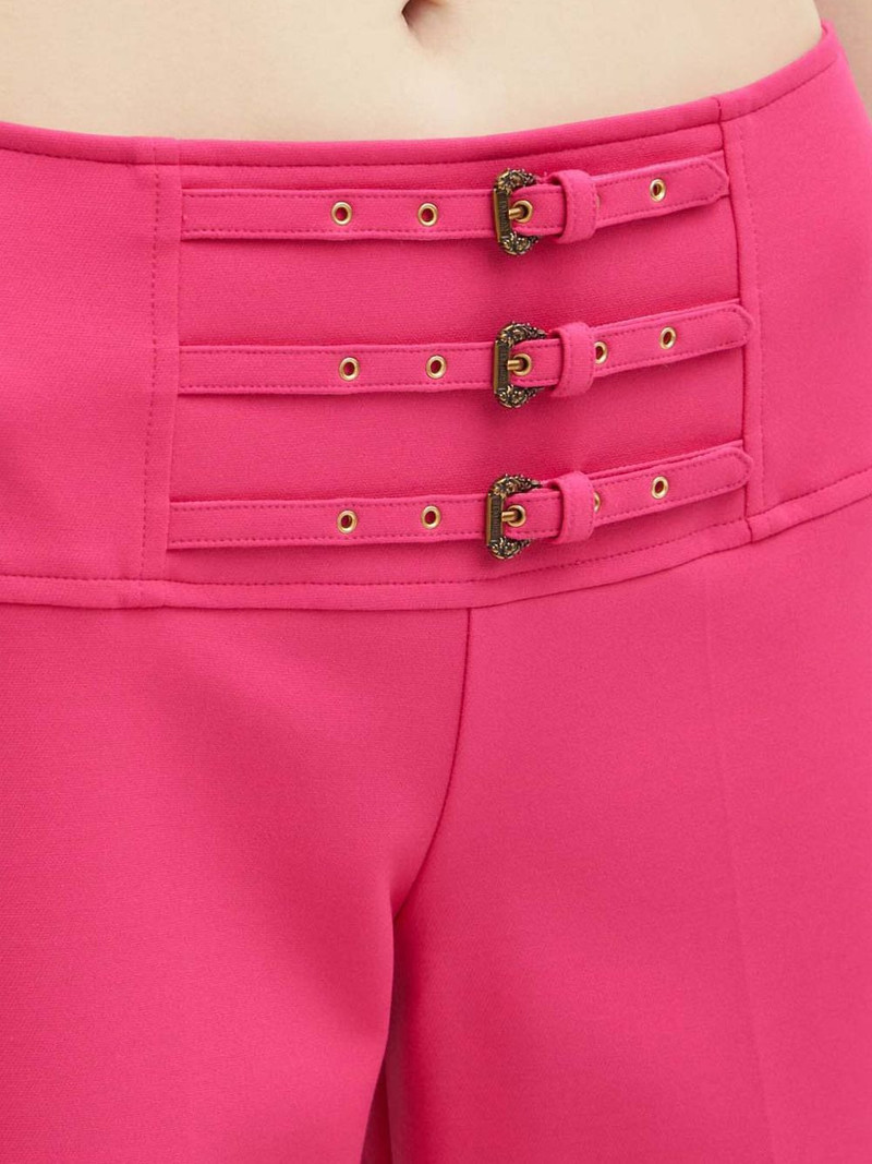 buckle-detail trousers 4