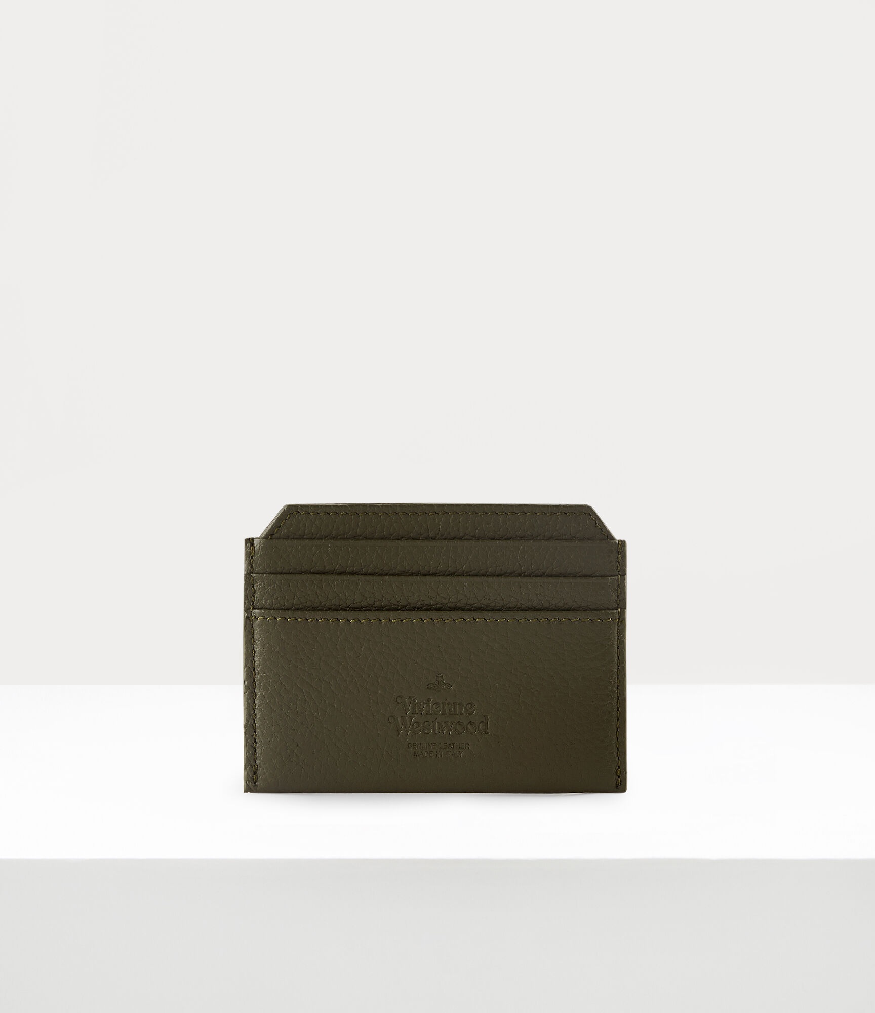 GRAIN LEATHER SLIM CARD HOLDER - 3