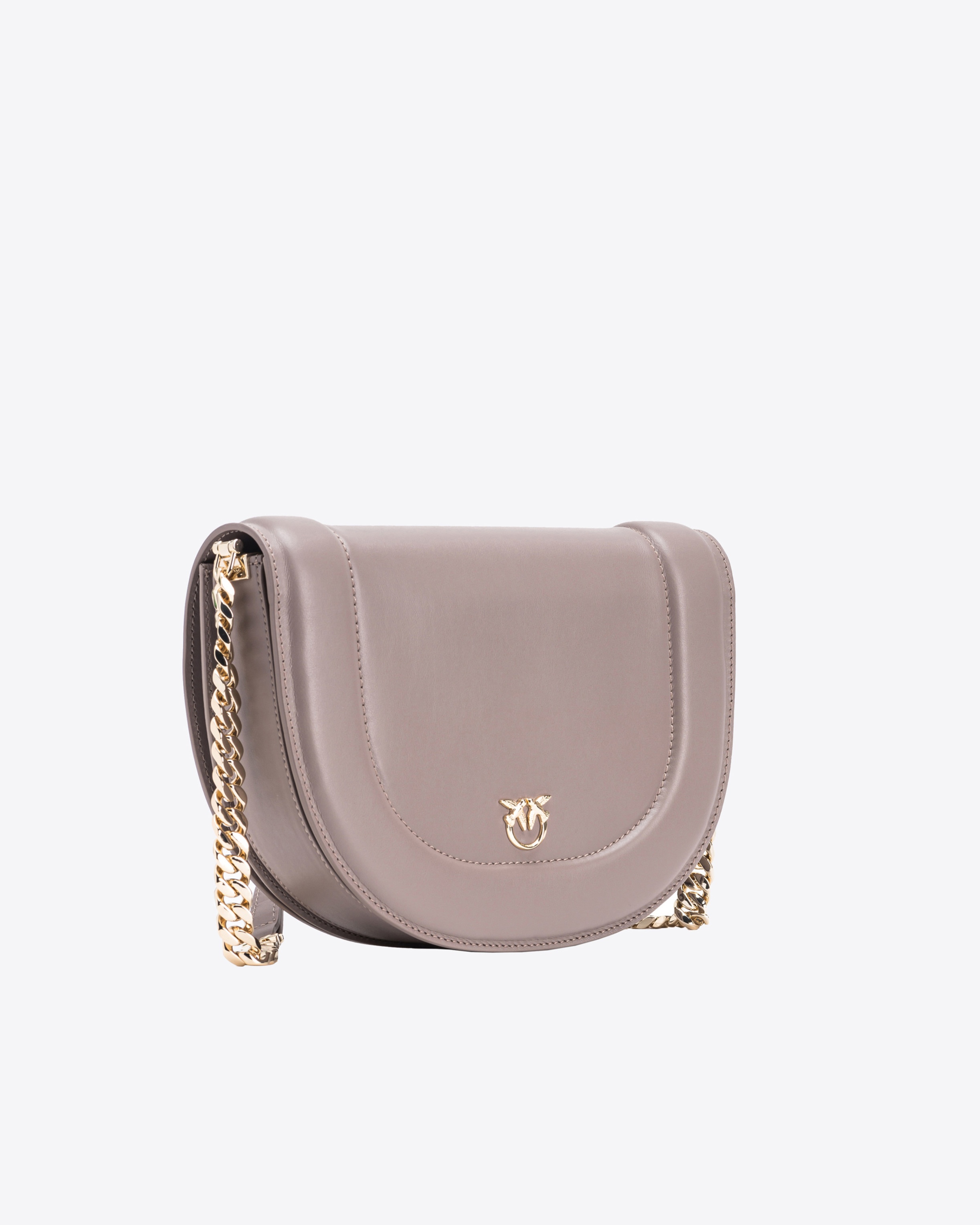 PINKO GALLERIA CLASSIC LOVE BAG CLICK ROUND WITH BEJEWELLED BUCKLE - 2