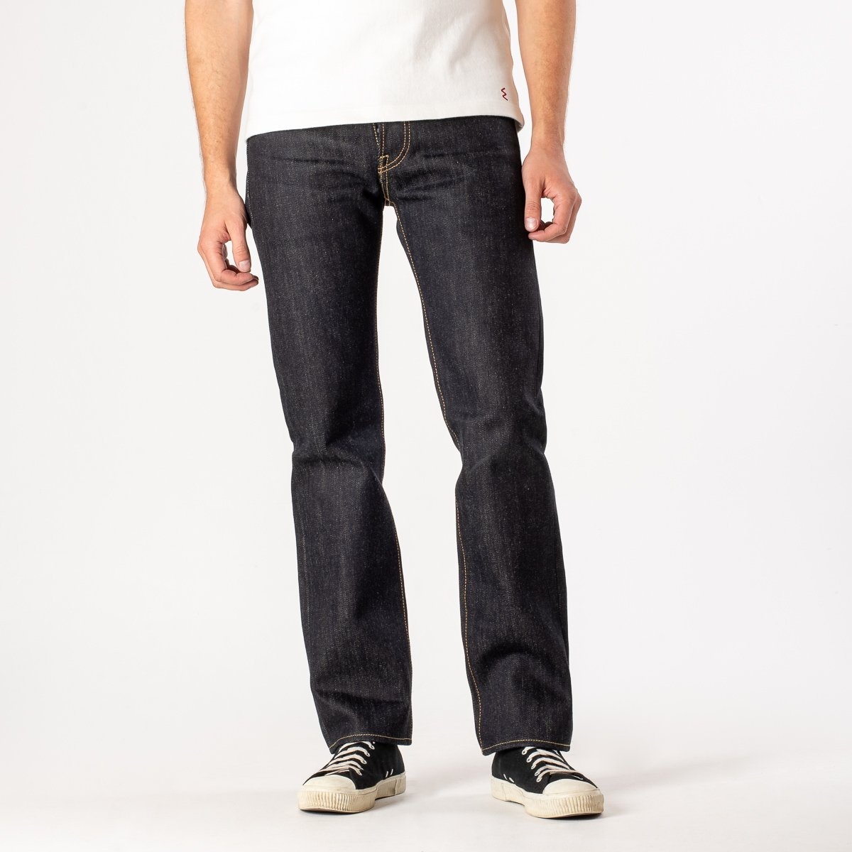 IH-666-XHS 25oz Selvedge Denim Slim Straight Cut Jeans - Indigo - 2