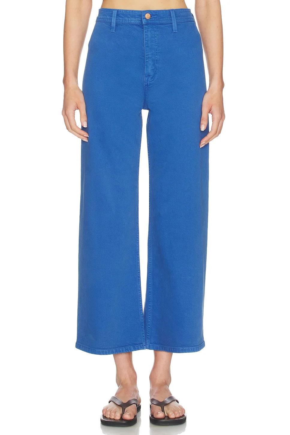 Penny Crop High Rise Wide Leg Jeans - 1