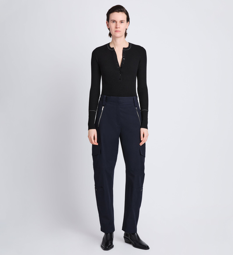 Proenza Schouler Jackson Cargo Pant in Cotton Twill outlook