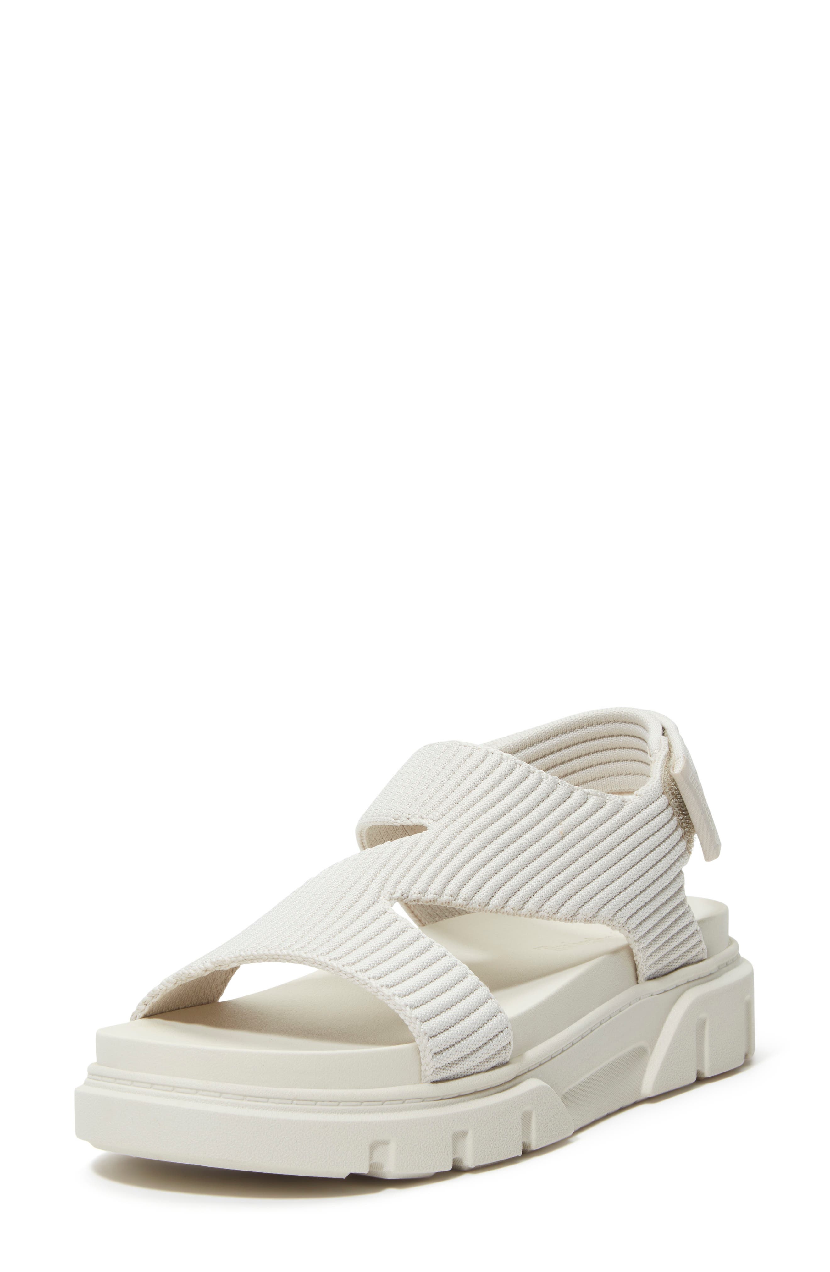 Timberland Greyfield Slingback Sandal in White Knit at Nordstrom - 7