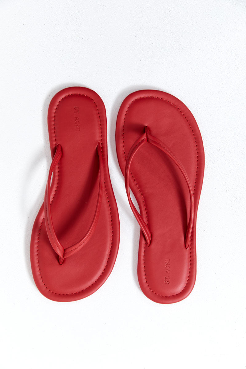 Thong Detail Slide - Rosso - 3