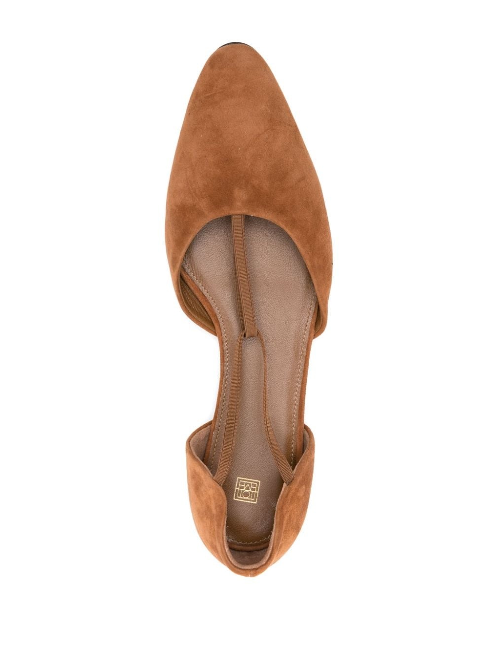 The T-Strap suede ballerina shoes - 4