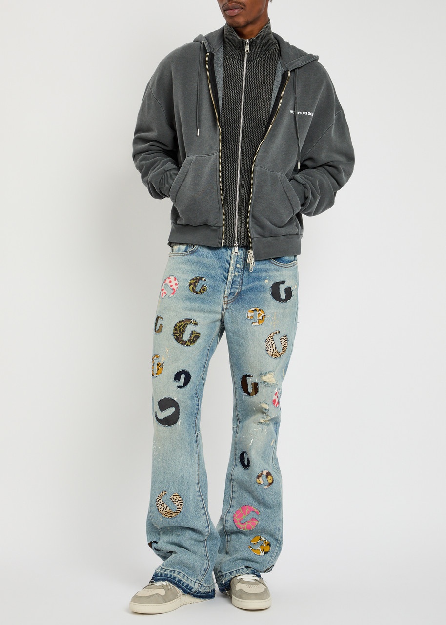Gallery Dept. Time La Flare Patchwork Flared-leg Jeans - 4