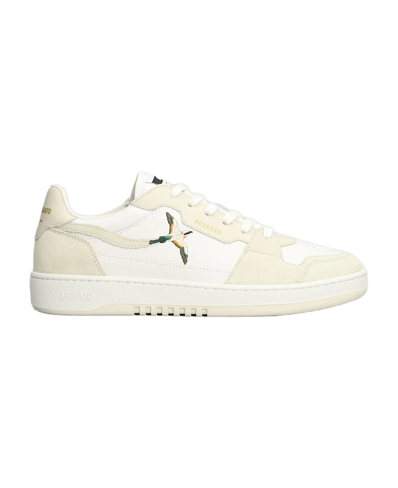 Dice Lo Bee Bird Sneakers In White Leather - 1