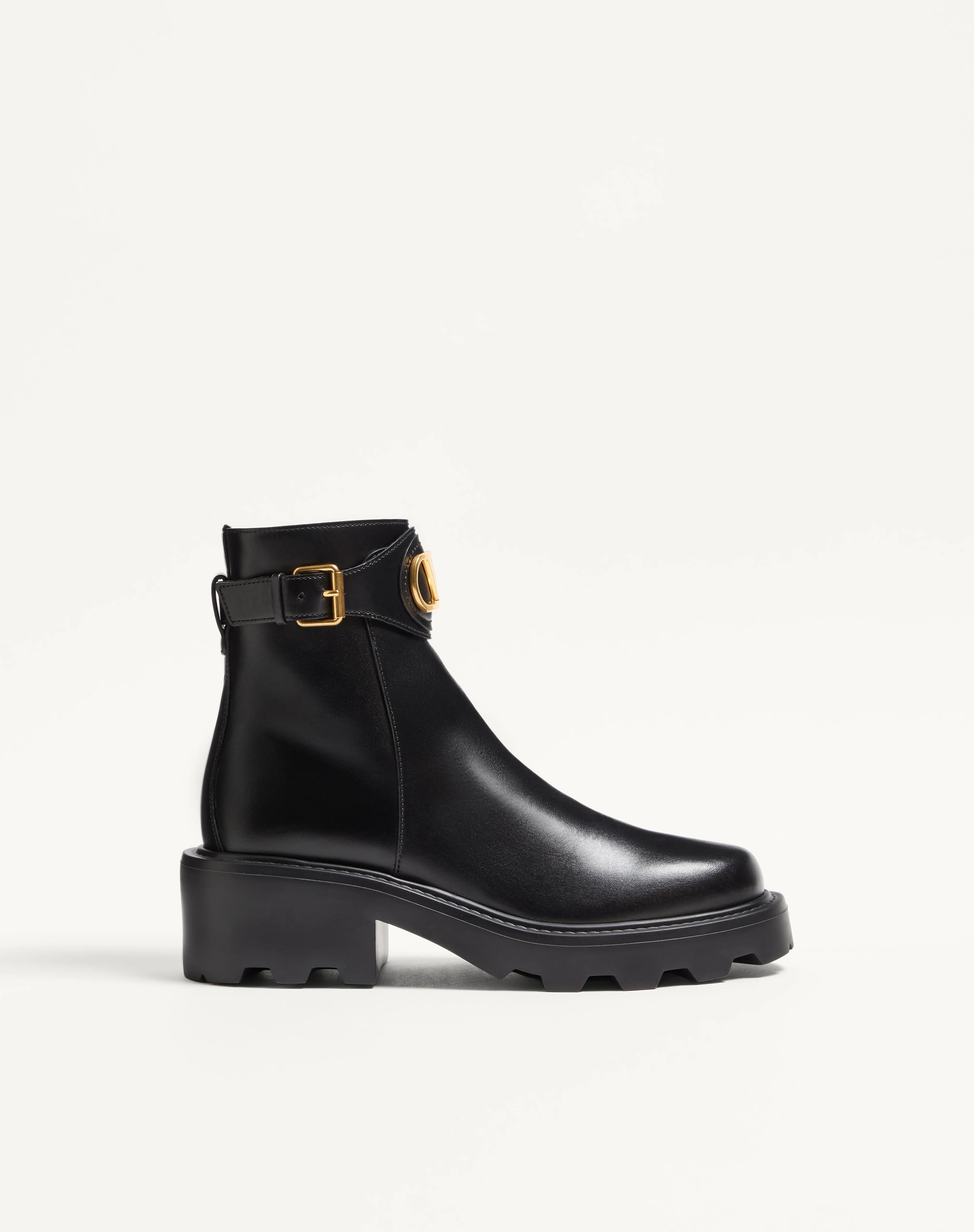 VLOGO SIGNATURE CALFSKIN ANKLE BOOT 55MM - 1