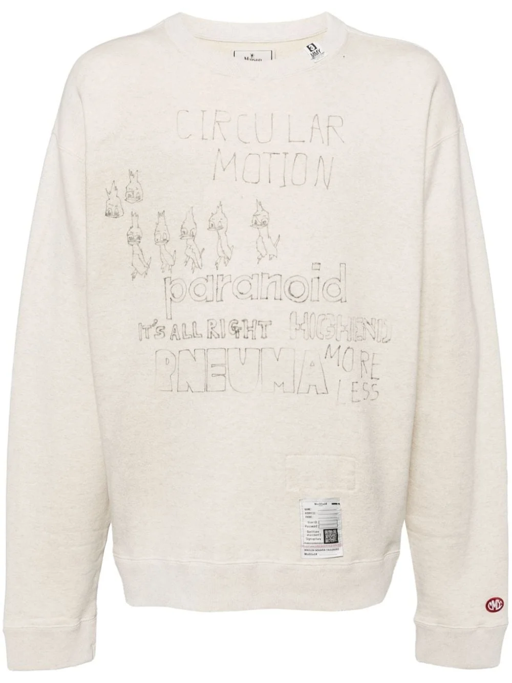 printed sweatshirt - 1