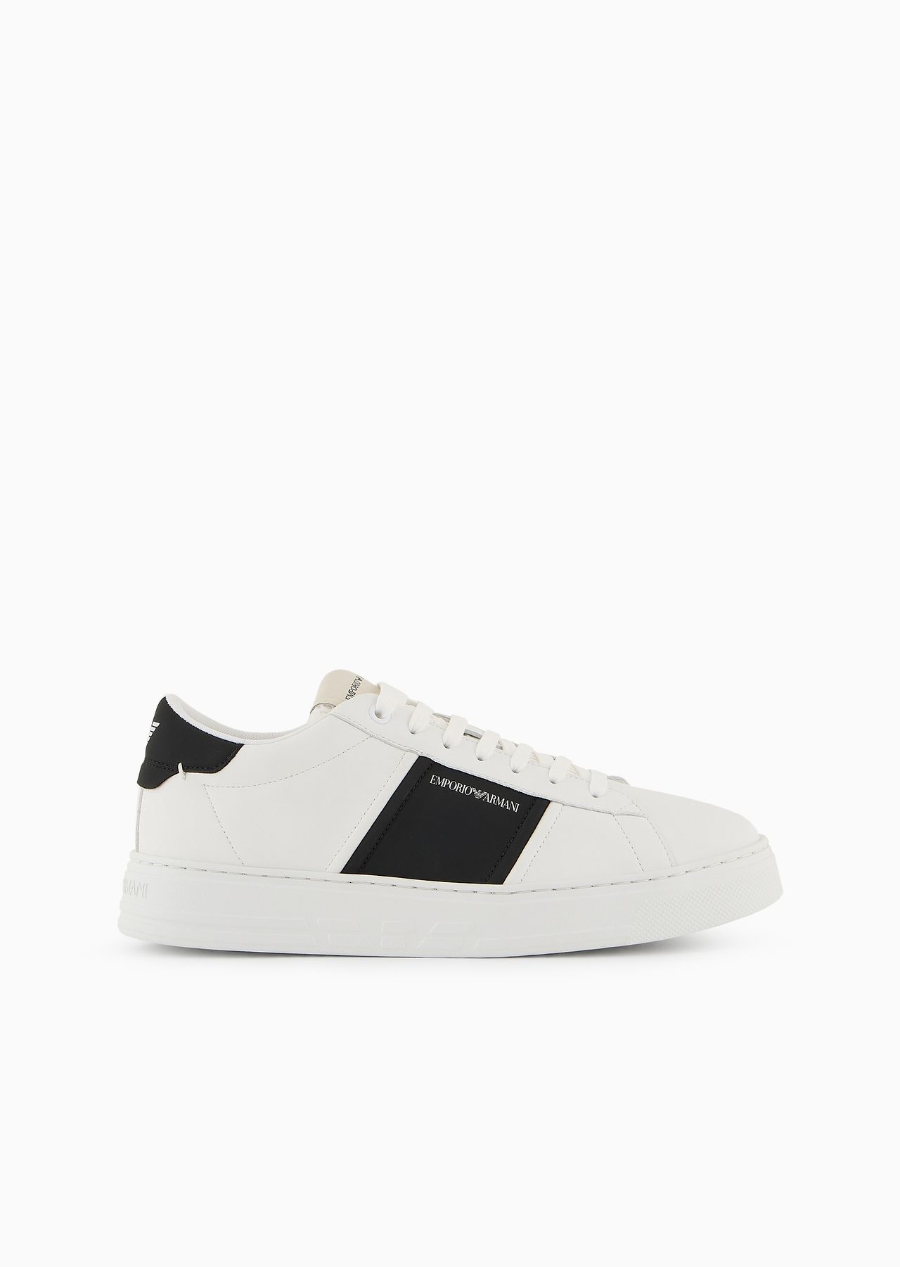 Leather sneakers with rubber details - 1