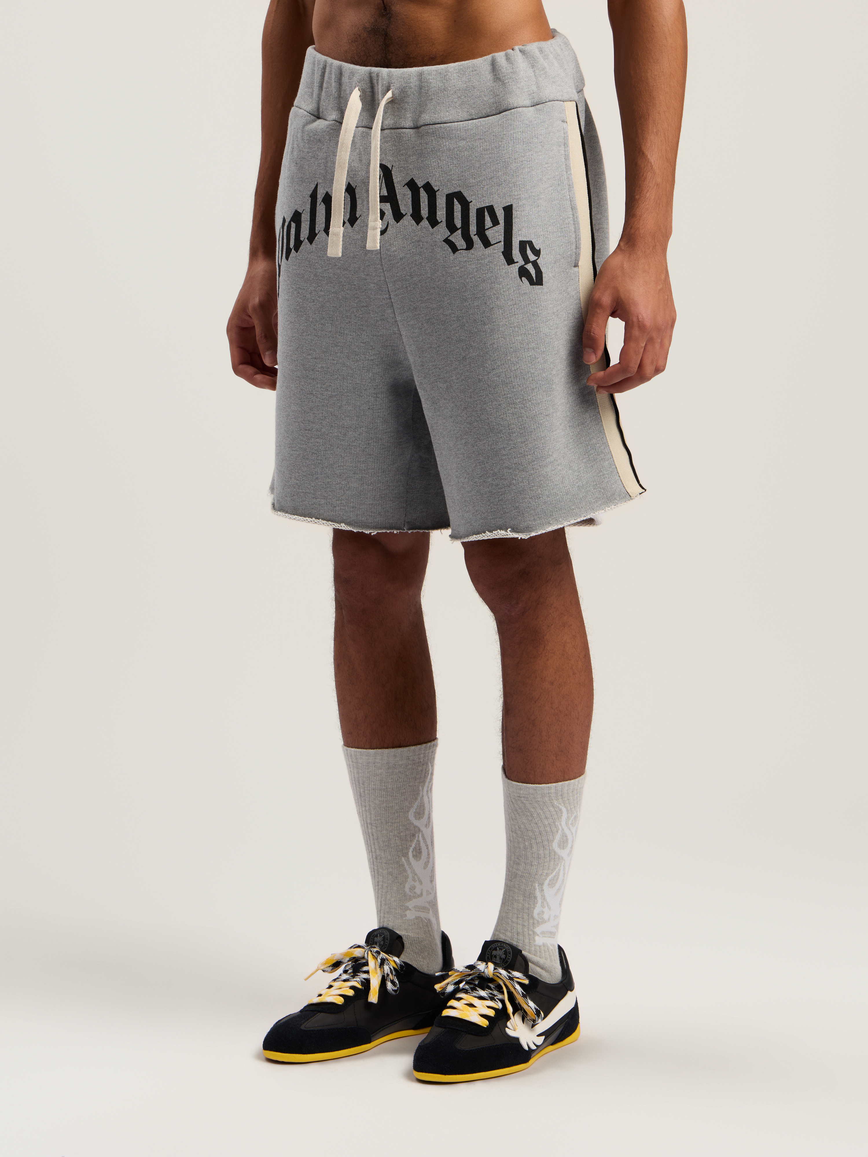 Curved Logo Track Sweatshort - 4