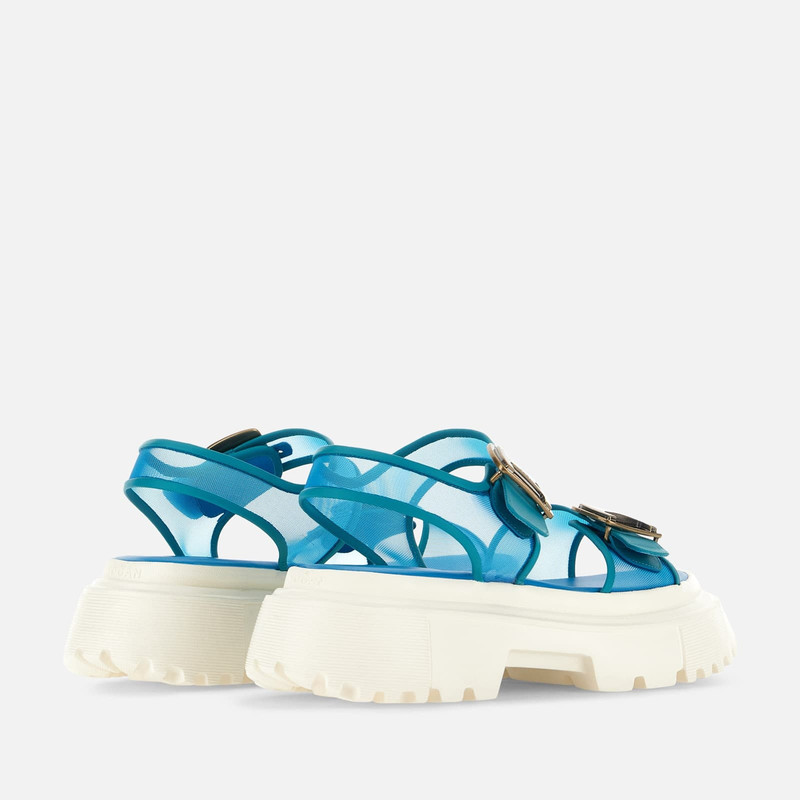 HOGAN Sandals Hogan H644 Light Blue outlook