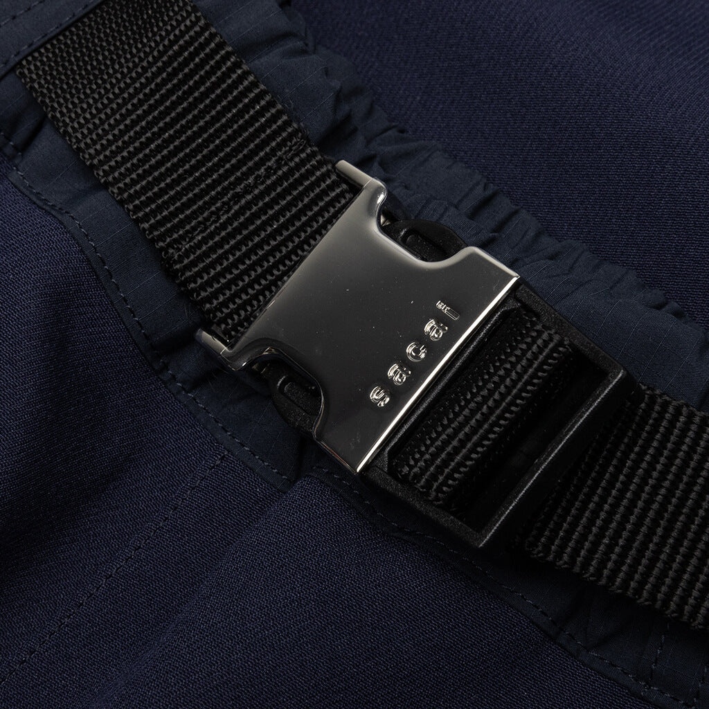 SACAI TECHNICAL JERSEY PANTS - NAVY - 3