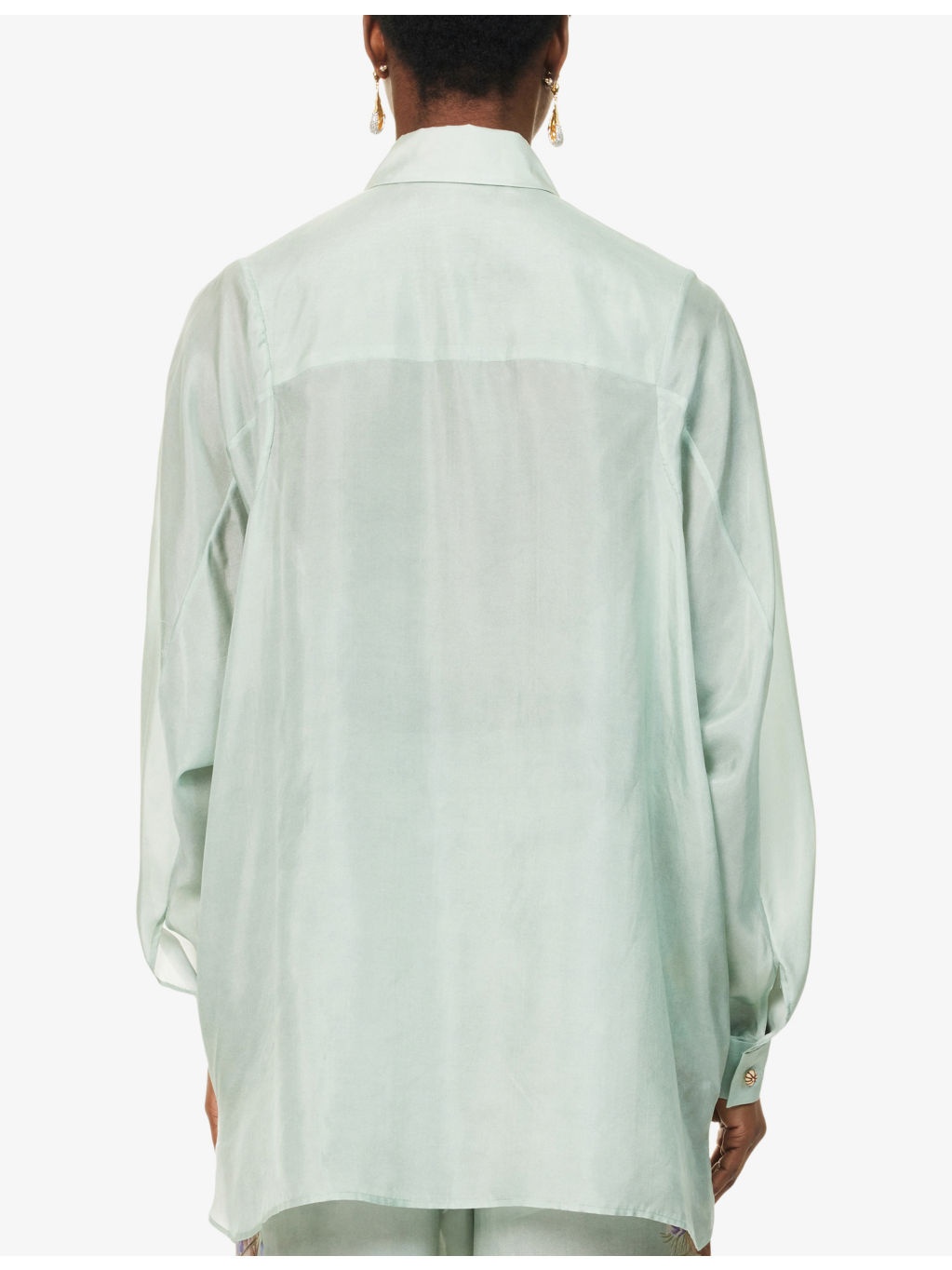 Coco Floral Silk Shirt - 4
