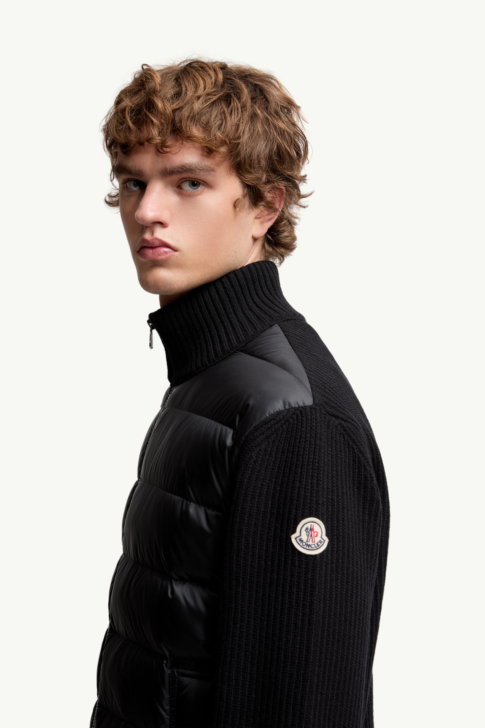 Padded Wool & Cashmere Zip-Up Cardigan - 4