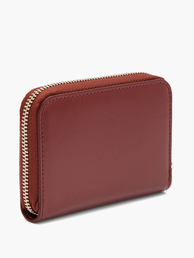 Jil Sander Braided-strap leather wallet outlook