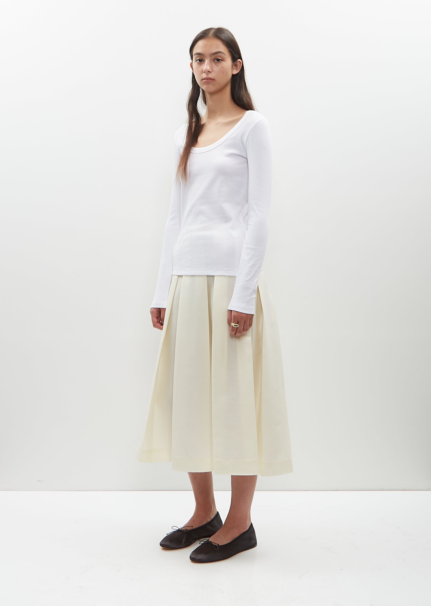 Wool Silk Twinflower Skirt - 4