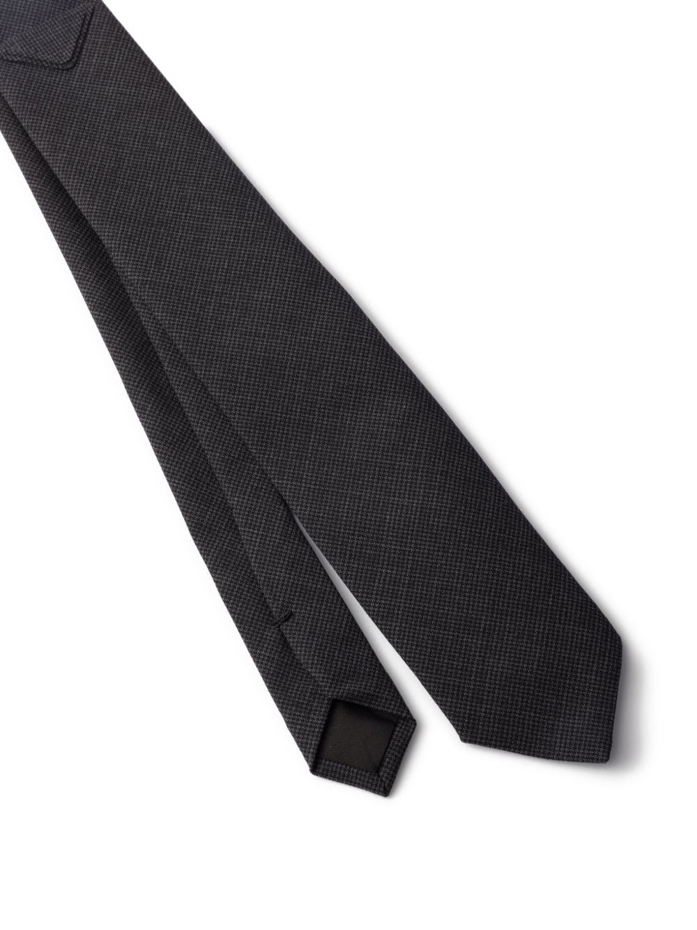 triangle-motif wool tie - 3